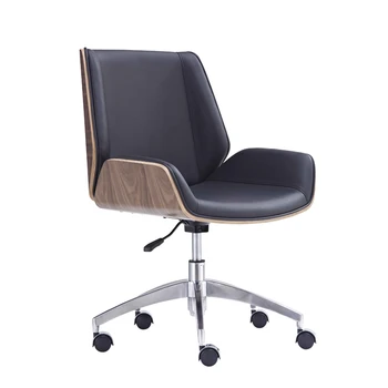 

Modern minimalist fixed armrest lift swivel computer chair office modern luxury