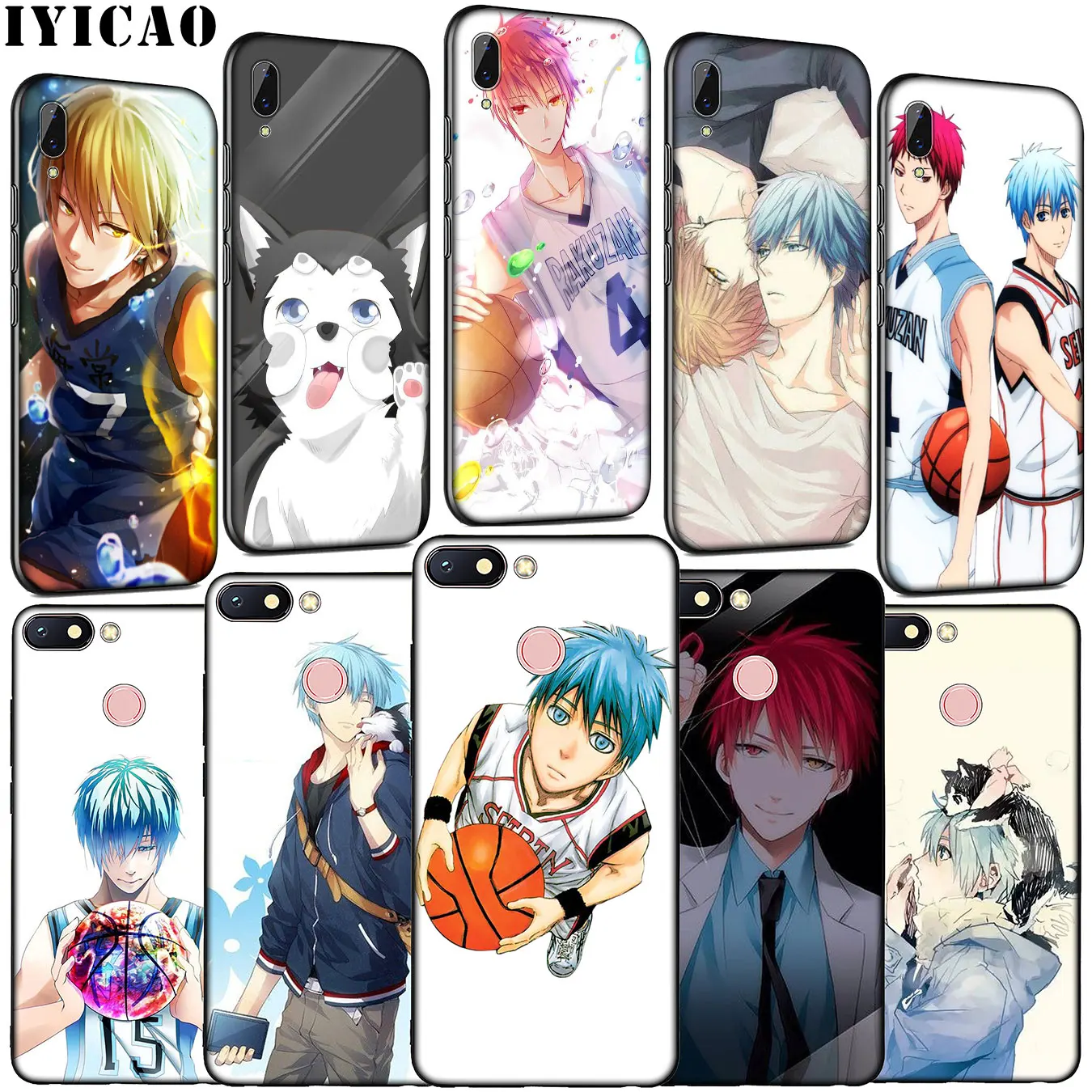 IYICAO Kuroko No Basketball Soft Silicone Phone Case for Xiaomi Redmi Note 8 8T 8A 7 7A 6 6A 5 5A K30 K20 Pro GO S2 Cover |