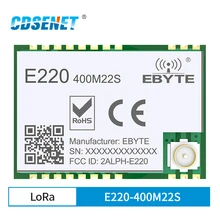 

LLCC68 LoRa Wireless SMD Module 433~470Mhz 22dBm 6 km Range CASENET RF Receiver Transmitter PA+LNA IPEX Antenna esp32