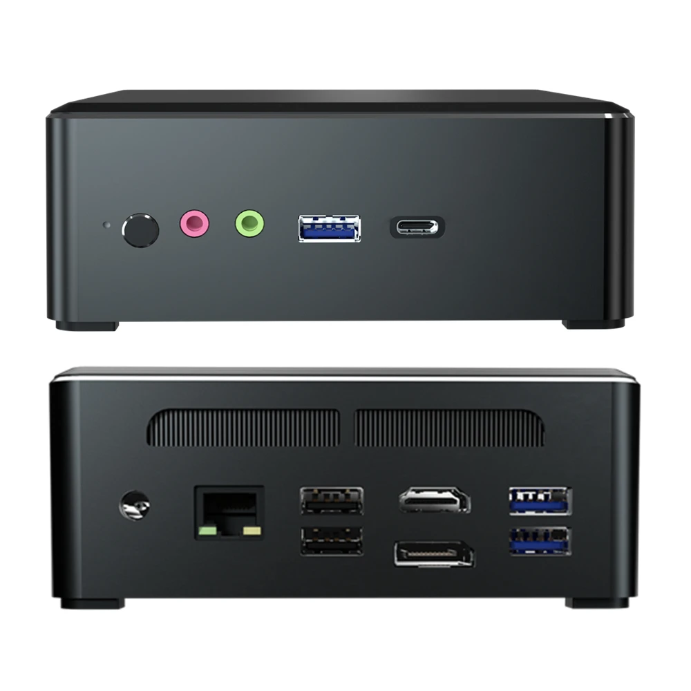 AMD NUC Mini computadora Ryzen R5 3550H R7 2700U Vega Gráfico 2 * DDR4 M.2 NVMe + 2,5 SATA juego de PC de Windows 10 4K HDMI2.0 DP AC WiFi
