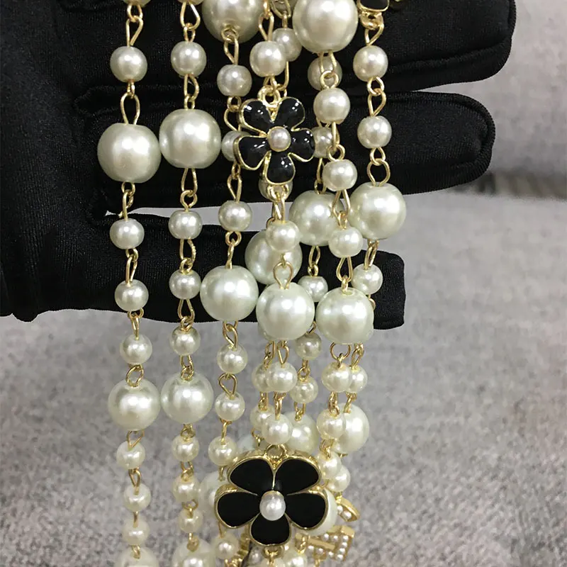 Chanel beads and rhinestones jewelry set