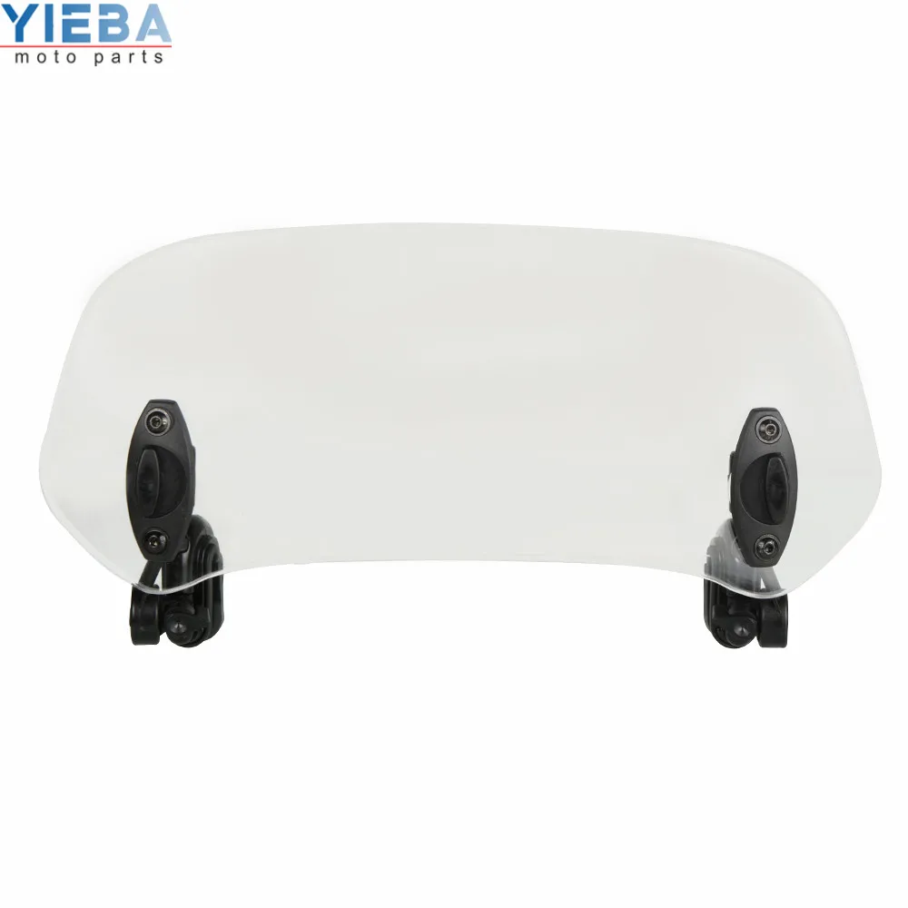 Аксессуары для мотоциклов для HONDA Silver Wing ABS Helix 250 Reflex Risen Регулируемая ветровое стекло удлиняет воздушный дефлектор - Цвет: CLEAR-368MM