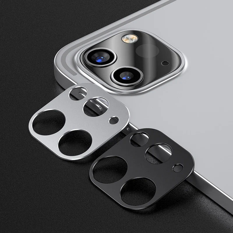 Cubierta protectora completa para iPad Pro 11, 12,9 pulgadas, 2020, cámara trasera, aleación de aluminio, marco de lente de Metal, 11, 12,9