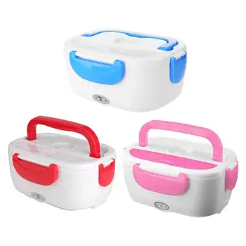 

110V Portable Electric Heating Lunch Box Food Container Food Warmer for Home Car School Bento Storage Box Dinnerware Dropship