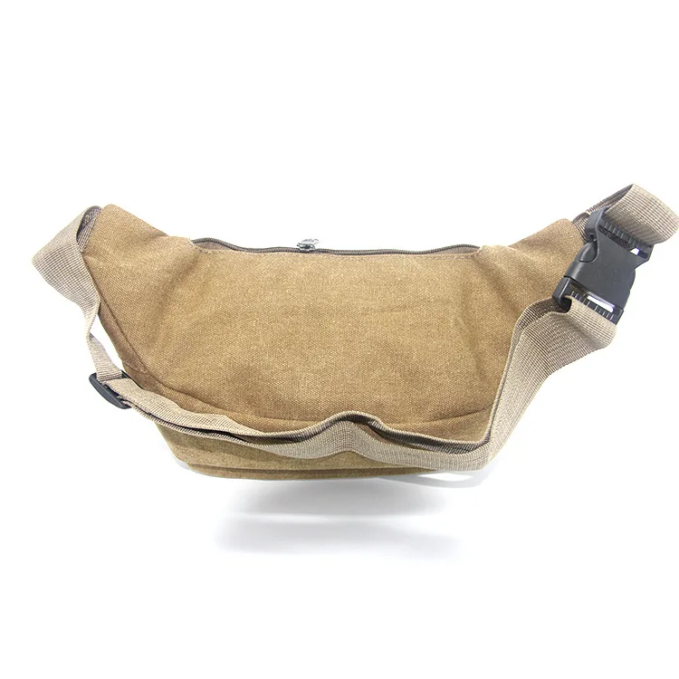 Wear-Resistant Canvas Waist Pack Stall Money Business Cross-body Bag Large Capacity Mobile Phone Bag