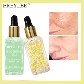 

BREYLEE Soothing Repairing Face Serum Lifting Firming 24k Gold Collagen Whitening Anti-aging Wrinkles Moisturizing For Skin Care