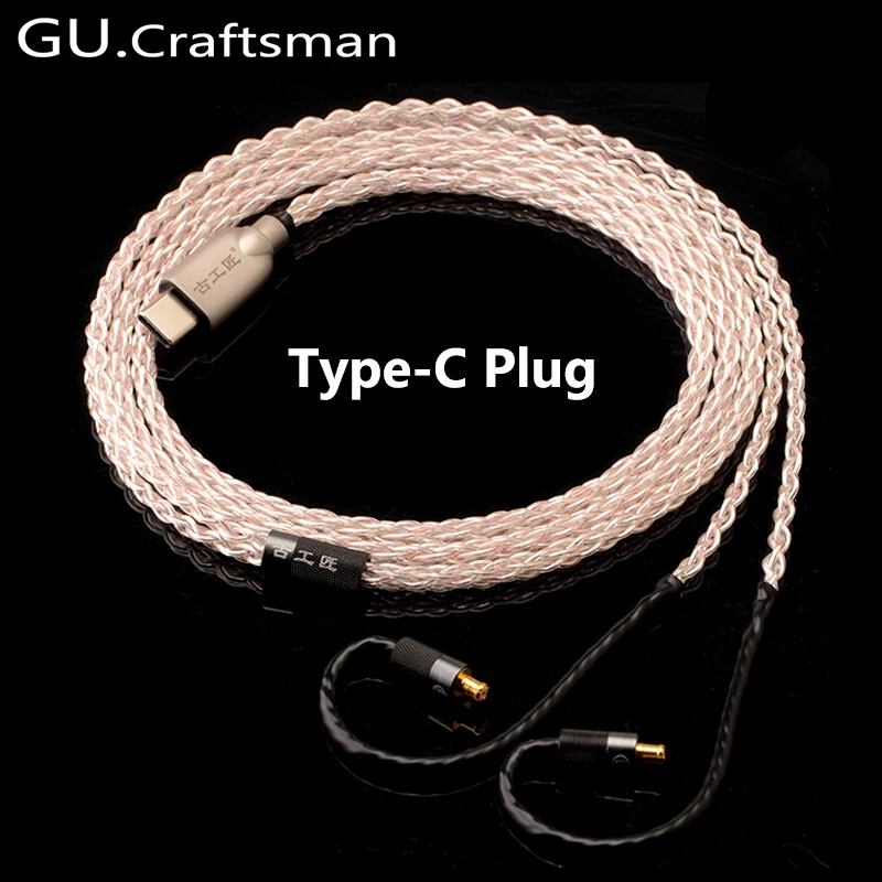 GUCraftsman 5n OFC с серебряным A2DC ckr90is ckr100is CM2000 ls50 ls70 e40 e50 ls200 ls300 ls400 наушники Обновление кабель