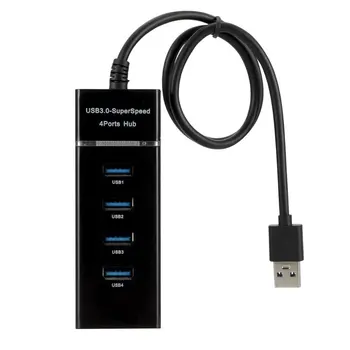 

High Speed 4 Port USB 3.0 Multi HUB Splitter Expansion Desktop PC Laptop Adapter Desktop PC Adapter 1M Cable