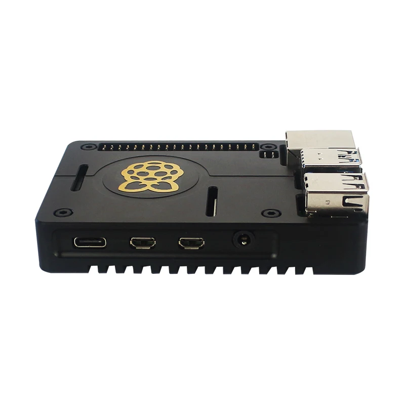 Raspberry Pi 4B корпус из алюминиевого сплава черная коробка Защитный металлический корпус Корпус для Raspberry Pi 4 Модель B