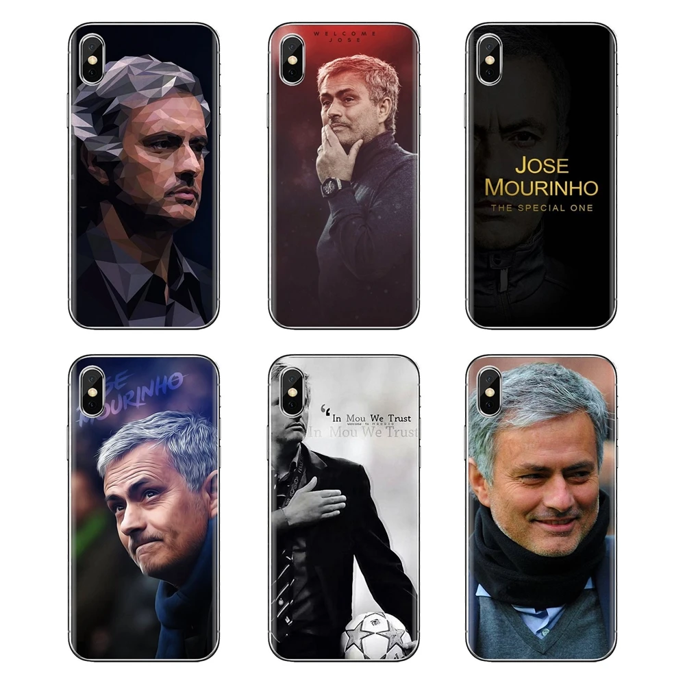 For iPod Touch Apple iPhone 4 4S 5 5S SE 5C 6 6S 7 8 X XR XS Plus MAX Jose Mourinho Soccer coach Football Soft Silicone TPU Case |