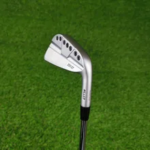 Гольф клуб серебро 0311st железо 7 штук Гольф кованые железные группы 4-9 Вт(7 шт.) R/s Гибкая сталь/графитовый Вал