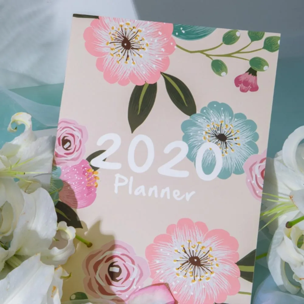 1PCAgend планировщик Органайзер A4 блокнот и Журнал DIY 365 дней план записная книжка Kawaii ежемесячный недельный график записная книжка