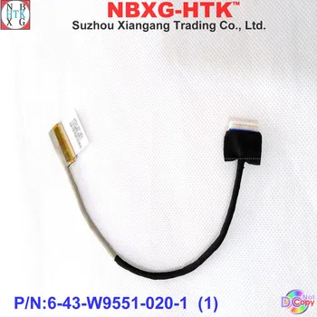 

Brand new original laptop screen cable For clevo W9551 W9551JU 40pin laptop LCD LED LVDS cable 6-43-W9551-020-1