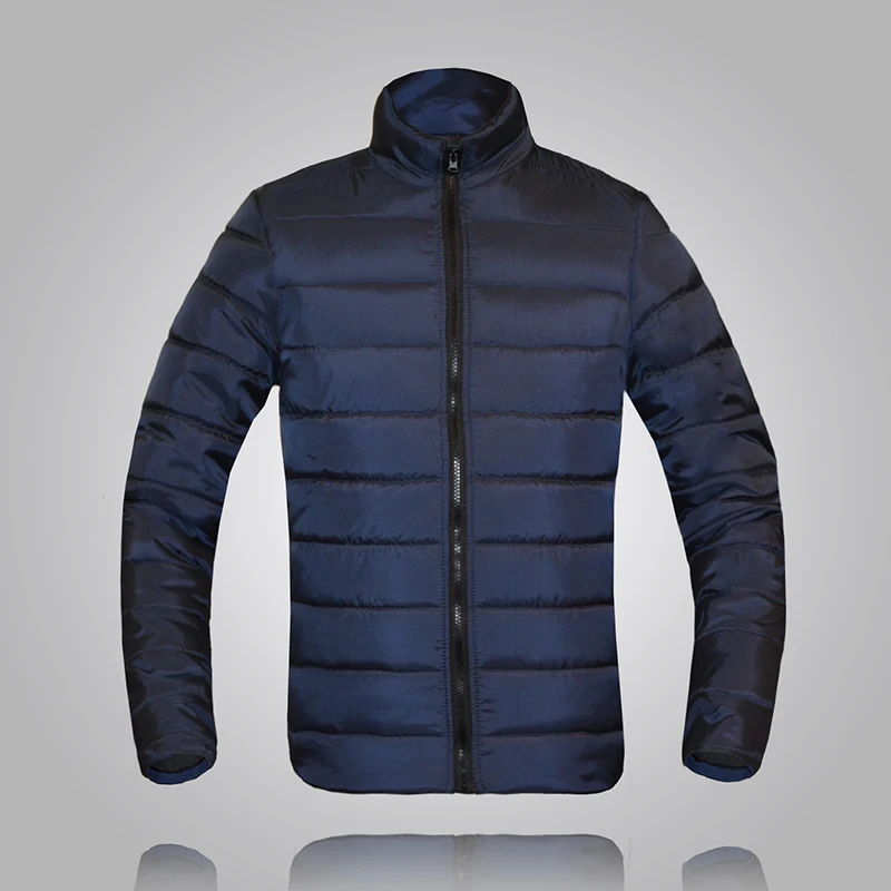 

Add fertilizer to increase outdoor waterproof men's sports warm solid color jacket winter down jacket thick cotton jacket
