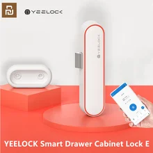 YEELOCK Smart Drawer Cabinet Lock E Keyless Bluetooth APP Unlock Anti theft Child Safety File Security Hidden Concealed