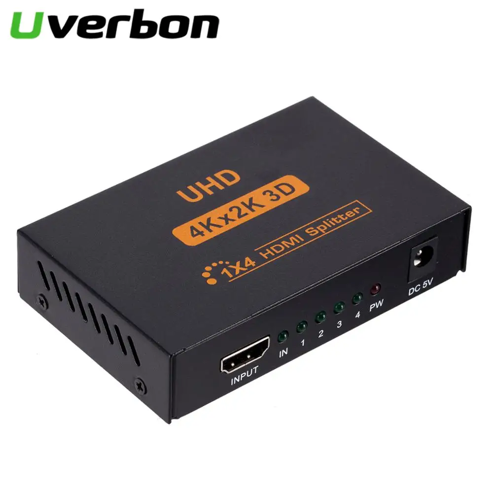 1 вход 4 выхода концентратор репитер усилитель Ultra HD 4K HDMI сплиттер 1X4 порта Full HD 1080p 4K* 2K видео HDMI Коммутатор HDMI