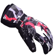 Детские зимние популярные лыжные перчатки для мальчиков и девочек, спортивные водонепроницаемые ветрозащитные зимние перчатки для езды на велосипеде, сноуборде, лыжных перчатках для детей