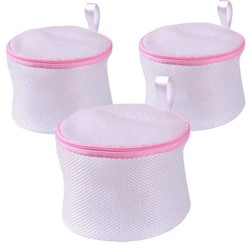 

Laundry Nets, Washing Bag, Set of 3, Proteger Bra, Delicate Clothing or Fragile, to wash Comfortably, size --- 15cm H x 17cm Dia