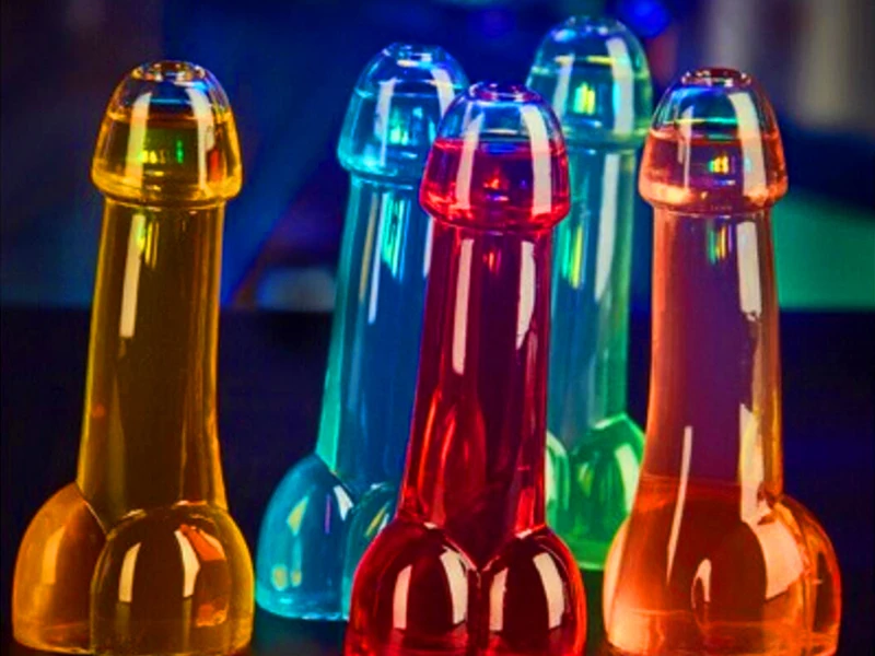 Transparent Creative Penis and Balls Wine/Beer Glass