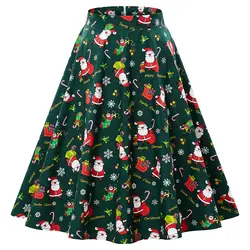Рождественское платье; новый стиль; Рождественская одежда; юбка из чистого хлопка