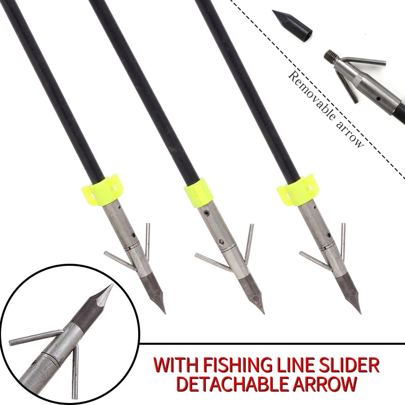 

3/6/12pcs Fishing Arrow Head Bow And Arrow For Recurve/Compound Bow Hunting Professional Archery Accessories Outdoor Shooting