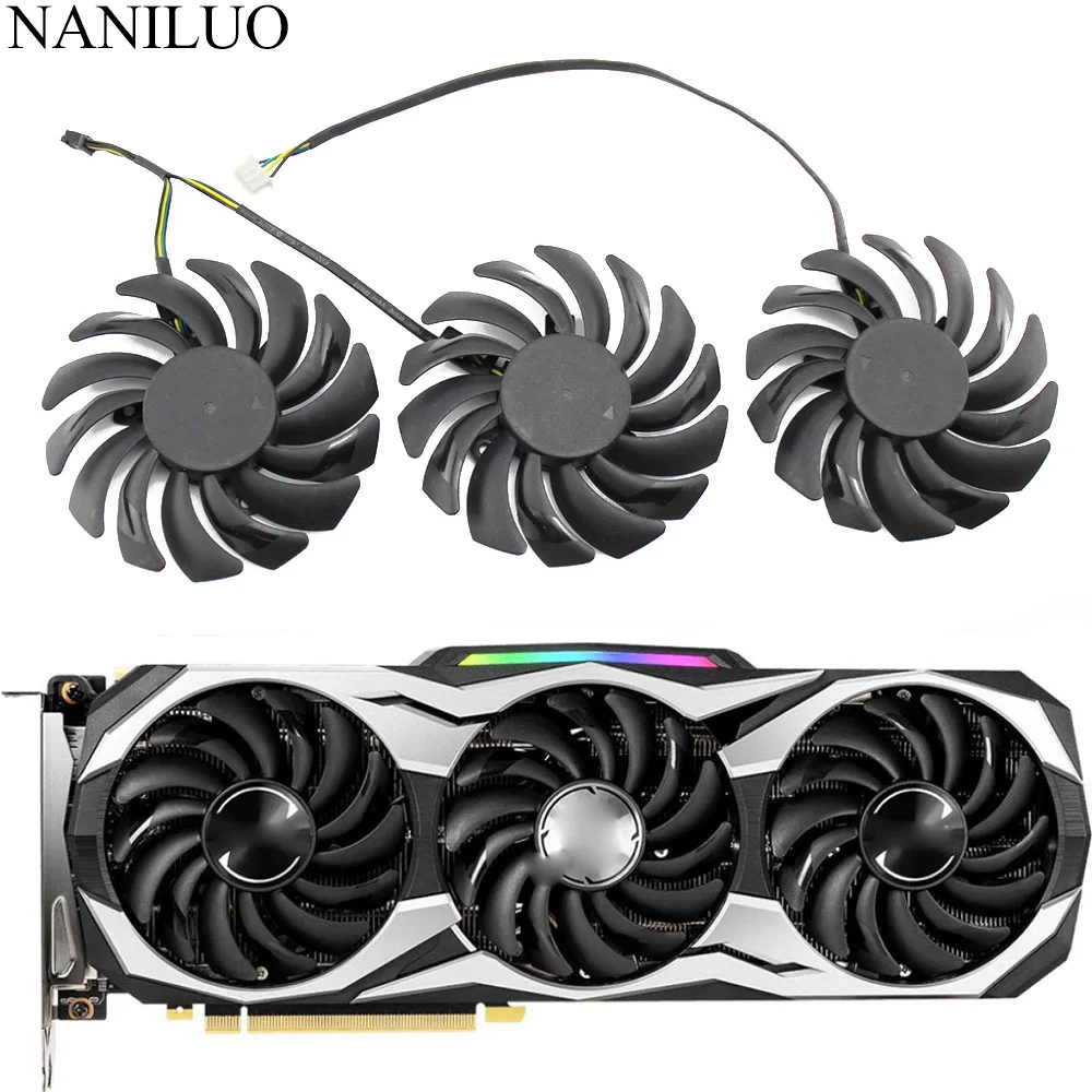 Видеокарта PLD09210B12HH RTX2070 RTX2080 RTX2080Ti DC12V для MSI GeForce RTX 2070 2080 2080Ti DUKE