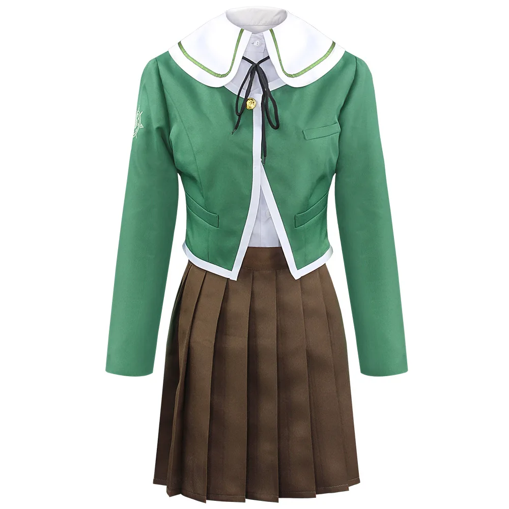 Костюм для косплея Для Взрослых Chihiro Fujisaki Danganronpa костюм школьная форма женщин |