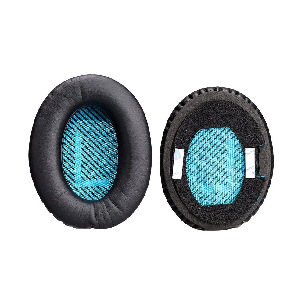 Replacement Protein Leather Foam Ear Pads Cushions for Bose Quietcomfort 2 QC25 AE2 QC2 QC15 AE2I Headphones (7)