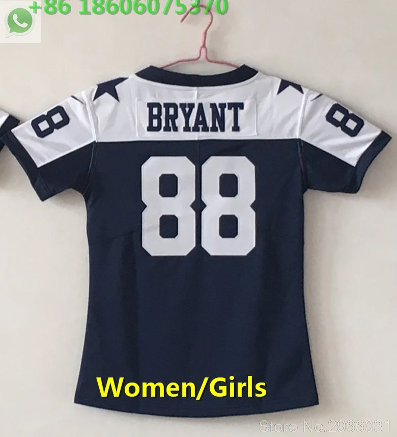 А+++ Качество Женщины 4 дак Прескотт 21 ezekiel Эллиотт 82 Джейсон witten 88 dez bryant Джерси Даллас - Цвет: for women