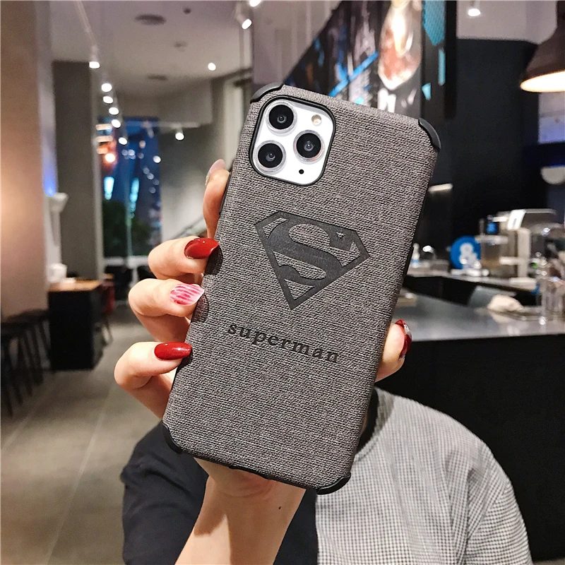 Улучшенный анти-осенний супергерой Супермен Мягкий ТПУ чехол для iPhone 11 Pro Xs Max X XR 6 6s 7 8 Plus 3D отпечаток матовый Силиконовый чехол