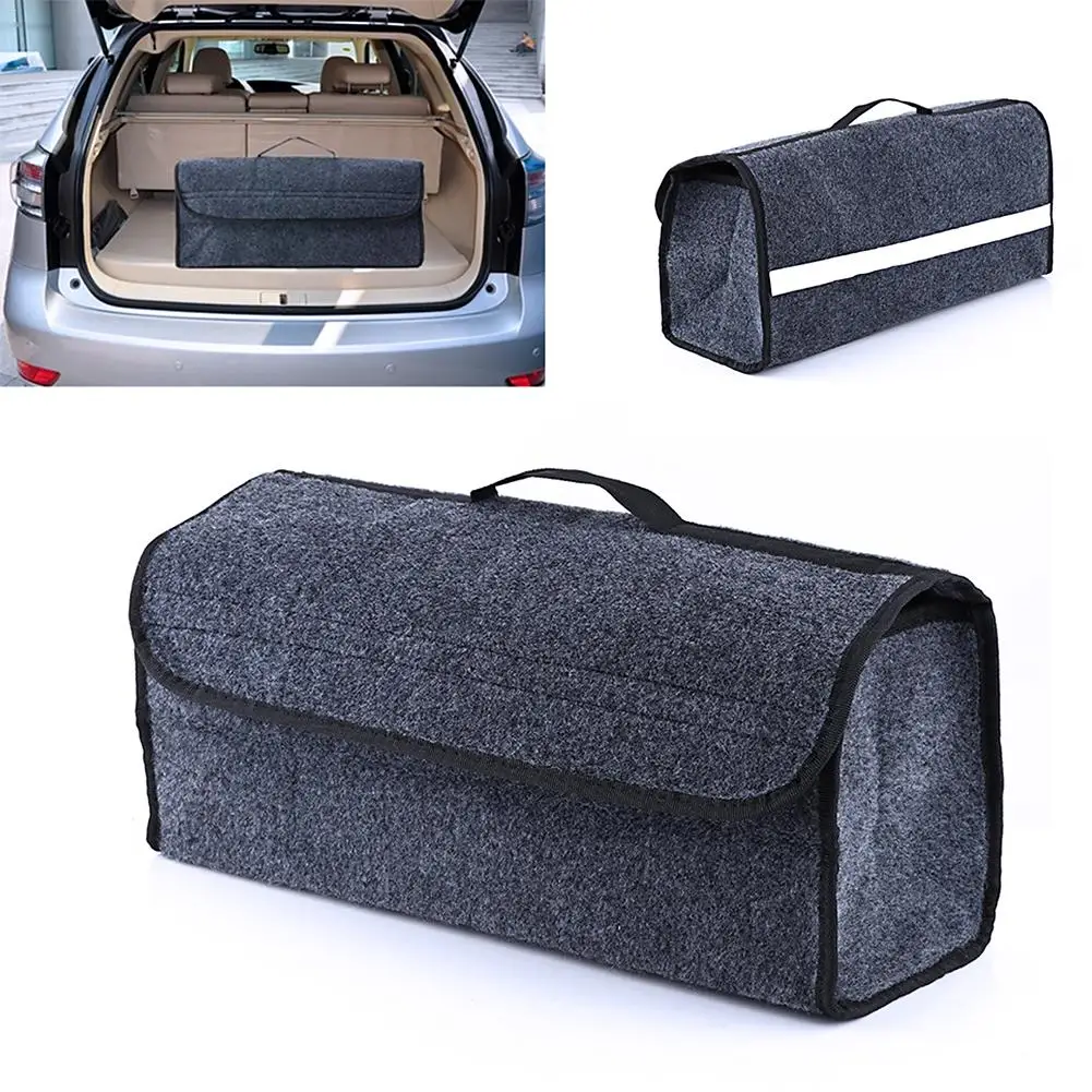 

Car Boot Organiser Large Carpet Storage Bag Tools Travel Tidy Hook Loop Case