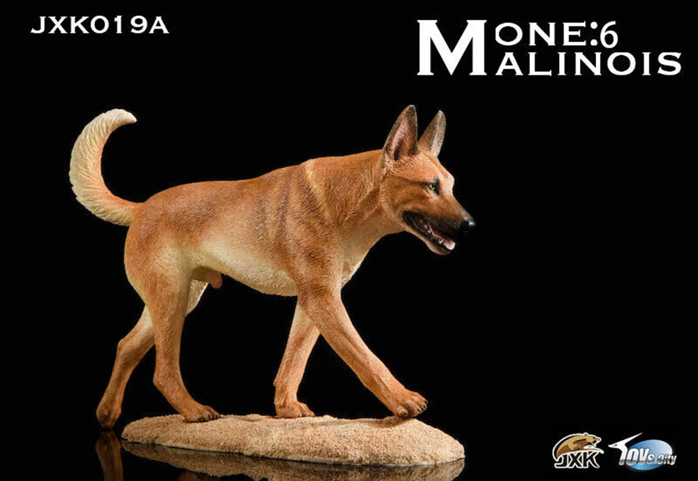 JXK JXK019 1/6 Malinois Model Resin Animal Figure w/ Suit for 12 inches Action Figure Accessories Collections