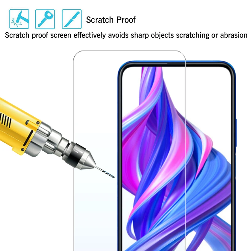 3 шт. Защитное стекло для huawei honor 9x9 x защита экрана honer x9 honor 9x huawei 9x закаленное стекло бронированная листовая пленка