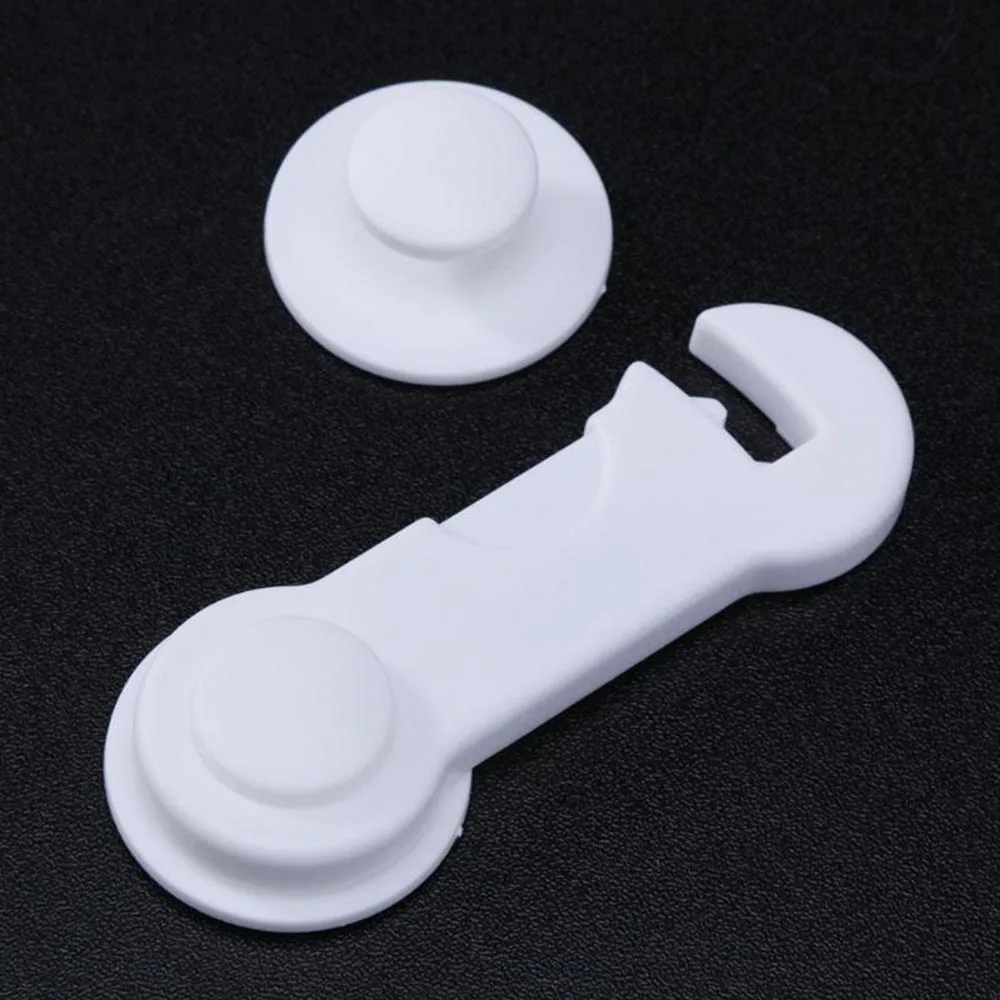 1PC Unlocking White Hylidge Многофункциональные защитные замки и ремни для детей, пластиковые замки для защиты детей, Блокировка от дверных ящиков - Цвет: 1PC Unlocking White