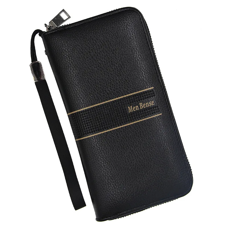 

New Style Men Clutch Long Large-Volume Multi-functional Fashion Korean-style Wallet Zipper Men's Bag Manufacturers Direct Sellin