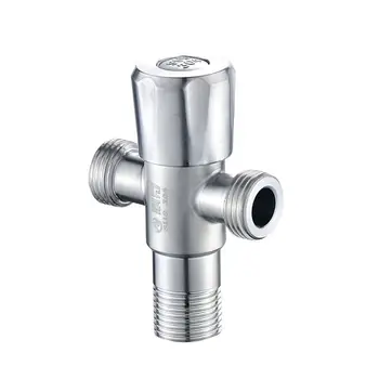 

1Pc Valves Practical Shut Off Valve Practical Angle Valve Thickened Hot Cold Water Valve Kitchen Valve for Kitchen Toilet