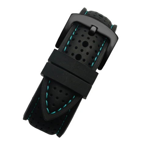 Ademende Siliconen Sport Band Voor Huawei Samsung Horlogeband 20 Mm 22 Mm Rubber Strap Voor Mido- T-issot O-Mega Accessoi