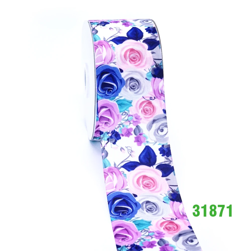 31871 50 ярдов мультфильм напечатанный grosgrain ленты 31860 - Цвет: 31871