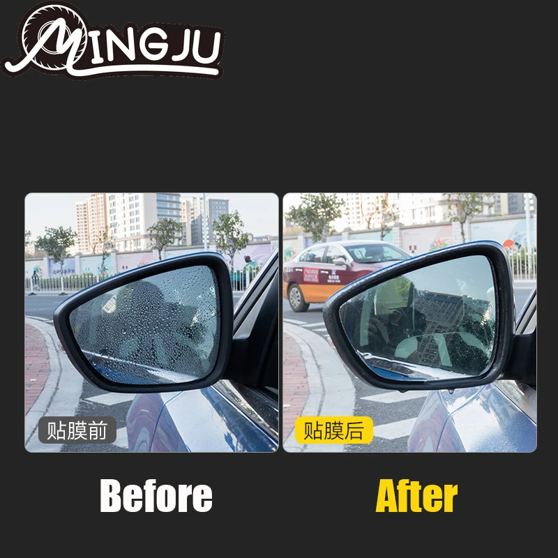 Car Mirrors Glass Anti-Fog Film PET Nano Coating Material Rain Snow Protection for Haval Jolion 2021 Accessories