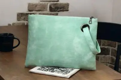 Green Новинка, Женский конверт, клатч, сумка, высокое качество, кожзам, женский клатч, вечерняя сумка, женские клатчи, сумочка, Bolsa Feminina - Цвет: Green