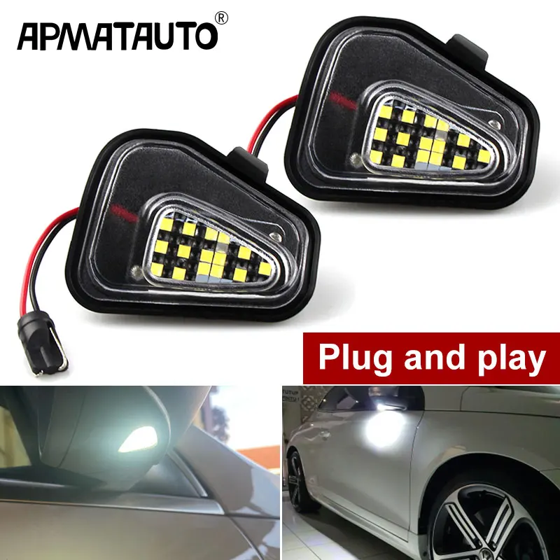 Светодиодная лампа для бокового зеркала 2 шт. Canbus без ошибок VW Volkswagen EOS Beetle CC Passat B7