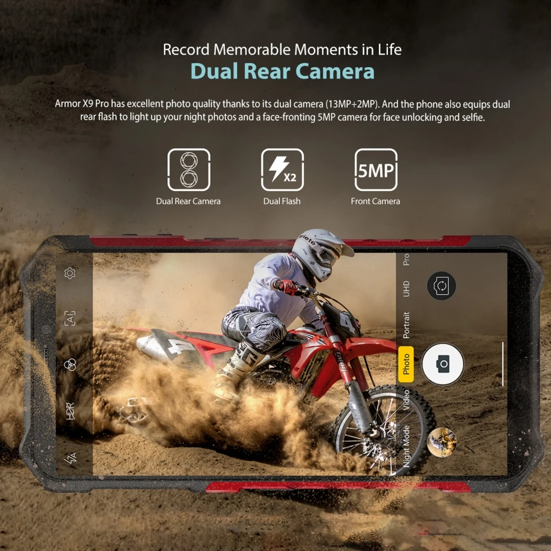 Ulefone Armor X9 Pro Rugged Phone 4GB 64GB Face Unlock 5.5" Android 11 Helio A25 Octa Core 5000mAh Global 4G OTG NFC Smartphone good cell phone for gaming