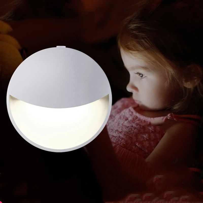 

Creative Corridor Sensor Light LED Night Light Switch US Plug Suitable For Night Lighting In Bedroom Kitchen Corridor Bathroom