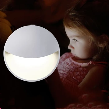 

Creative Corridor Sensor Light LED Night Light Switch US Plug Suitable For Night Lighting In Bedroom Kitchen Corridor Bathroom