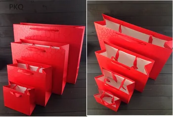 

12pcs/lot 14x11x6cm Small Kraft Paper Bag Thick Carton Bag 250gsm Cardboard Paper Gift Bag with String for Shopping Clothing