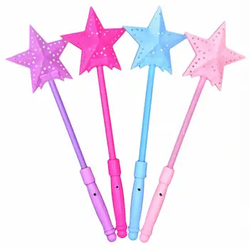 

5pcs Glow Sticks Creative Star Shaped Beautiful Luminous Sticks Party Light for Concert Gathering Birthday Party