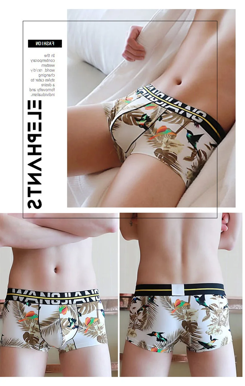 WJ, мужское нижнее белье, Calzoncillos Hombre, боксеры с принтом, сексуальное мужское нижнее белье, Ropa, для дома, Hombre, хлопковое Мужское нижнее белье