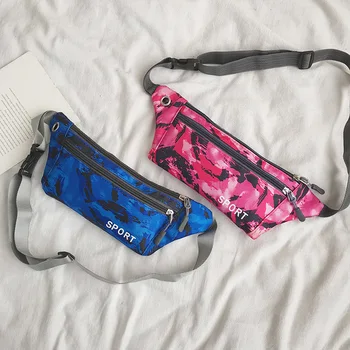 

Outdoor Camouflage Men's Chest Messenger Bag Multifunctional Running Sports Waist Waterproof Storage Mobile Phone Bag