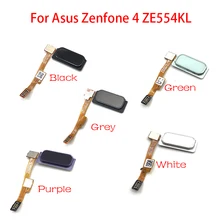 Датчик отпечатков пальцев Кнопка меню возврата домой гибкий ленточный кабель для ASUS Zenfone 4 ZE554KL 5,5"