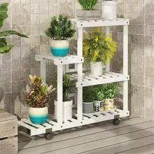 Estante Escalera Decorativa Madera Estanteria Para Plantas растение для помещений Stojak Na Kwiaty открытый балкон полка цветок стенд